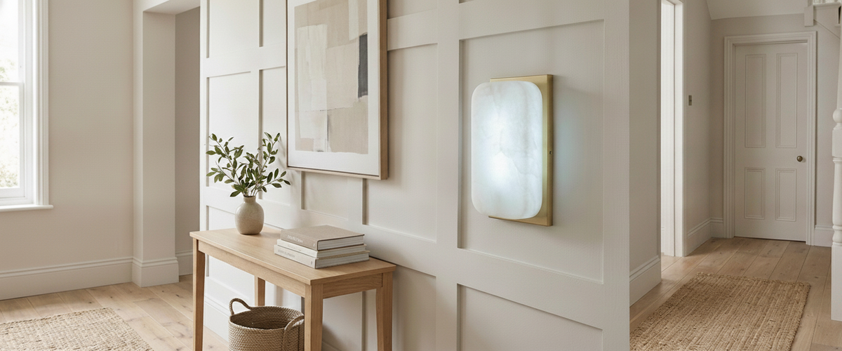 Alabaster Transitional Wall Light: How a Slab Becomes a Sconce - alabaster transitional wall light