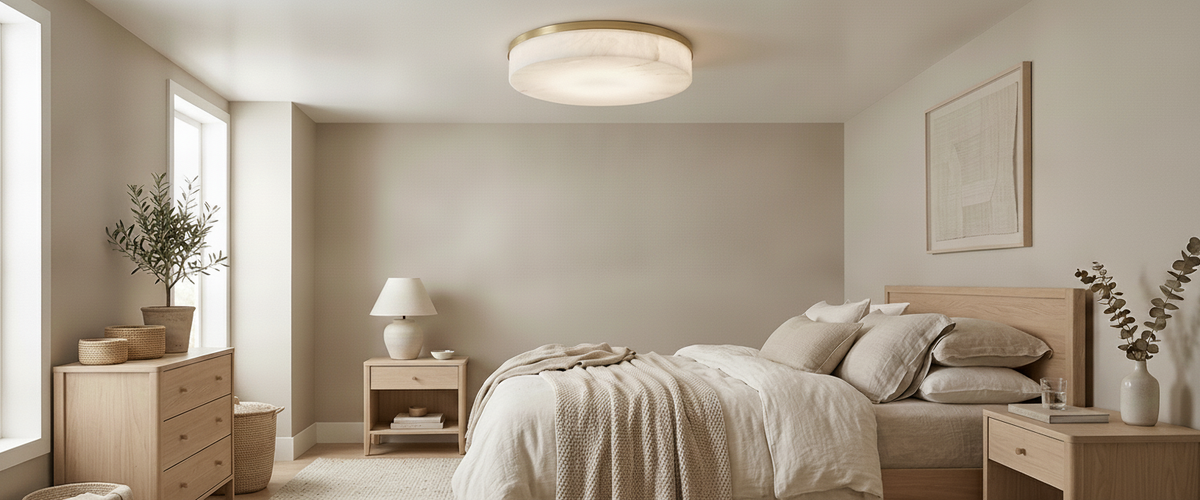 Ceiling Lights for the Bedroom That Settle a Room Instead of Flattening It - ceiling lights for bedroom