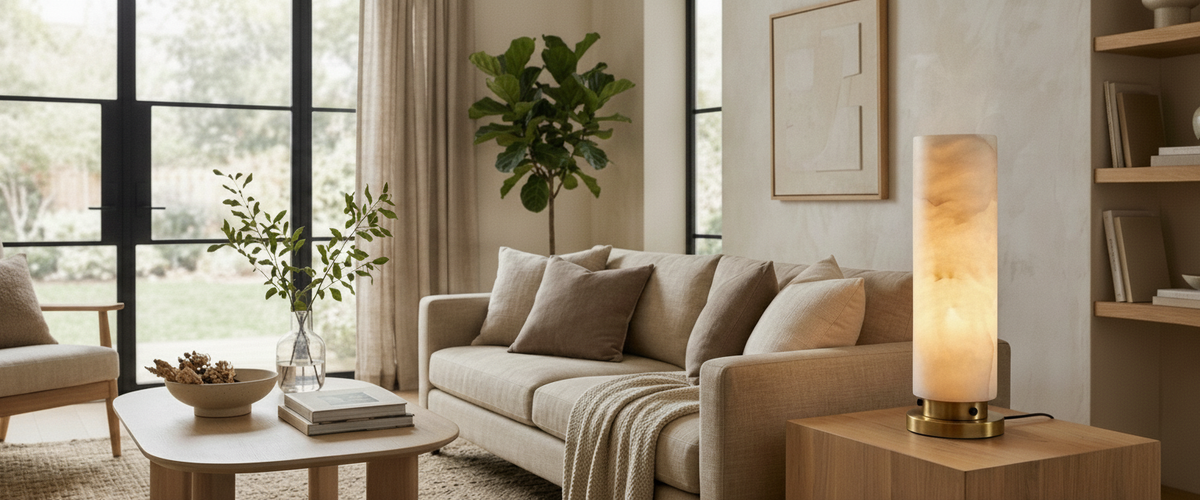How to Buy an Alabaster Table Lamp That Glows Instead of Greys - alabaster table lamp