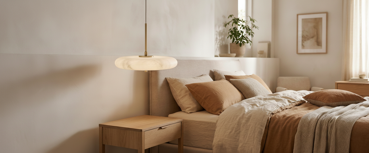 How to Choose a Small Bedside Table That Actually Fits Your Lamp - small bedside table
