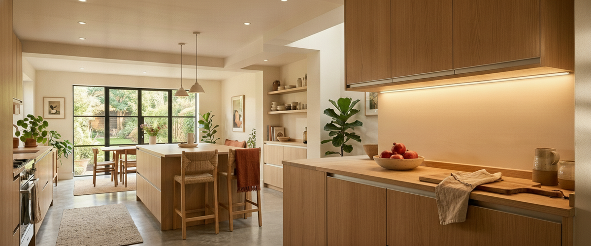 Kitchen LED Strip Lights: How to Get Even, Flattering Light Without the Dots - kitchen led strip lights