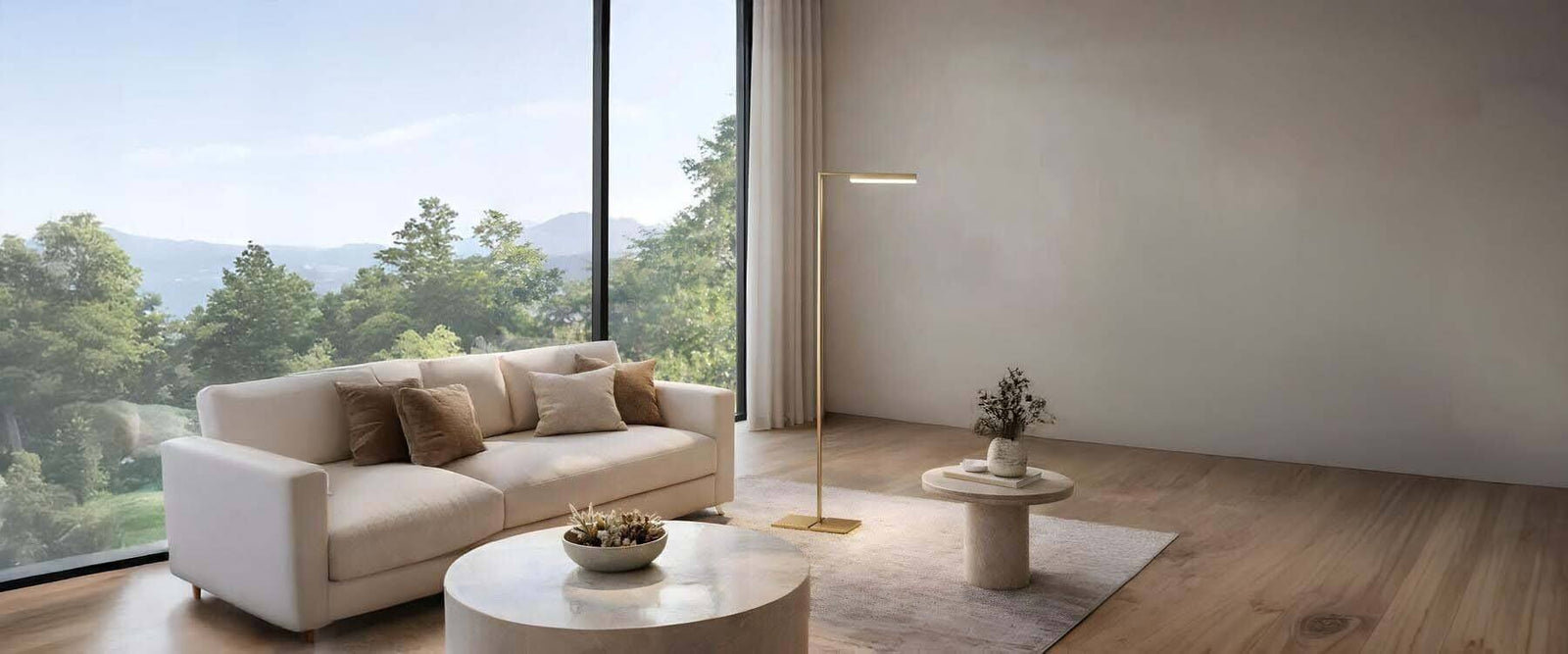 Alabaster Floor Lamps: Space-Saving Design Ideas