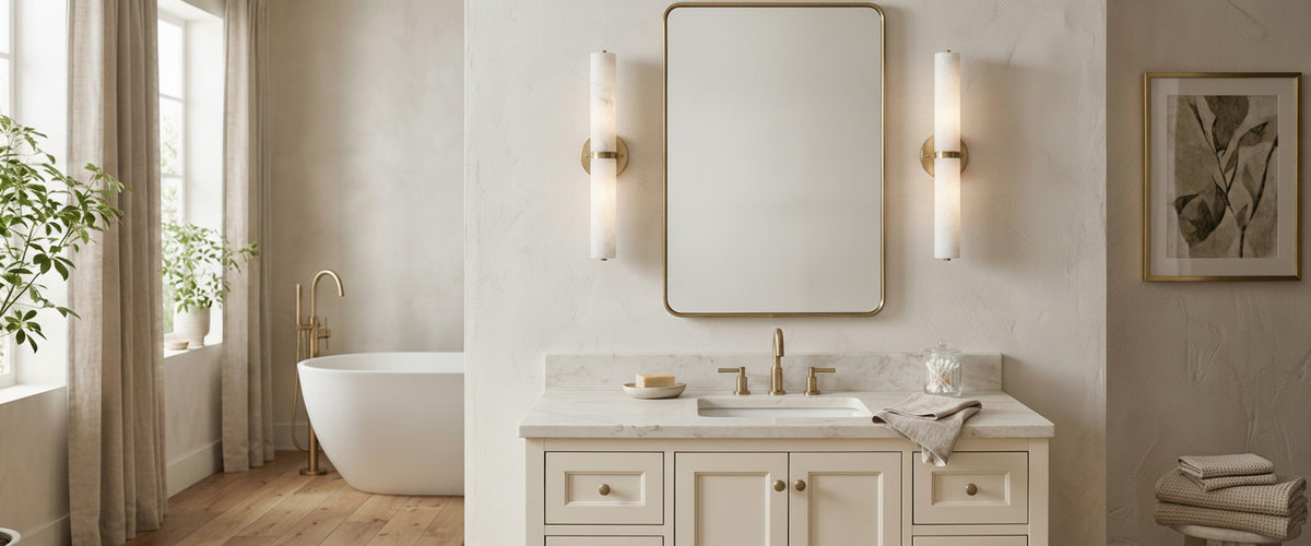 Bathroom Vanity Mirror Lights: How to Light a Face, Not a Wall - bathroom vanity mirror lights