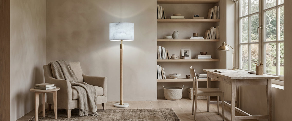 Choosing a Wood Floor Lamp That Warms a Room Instead of Cluttering It - wood floor lamp
