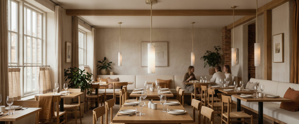 Commercial Pendant Lighting Fixtures: Specifying for Rooms That Never Switch off - commercial pendant lighting fixtures