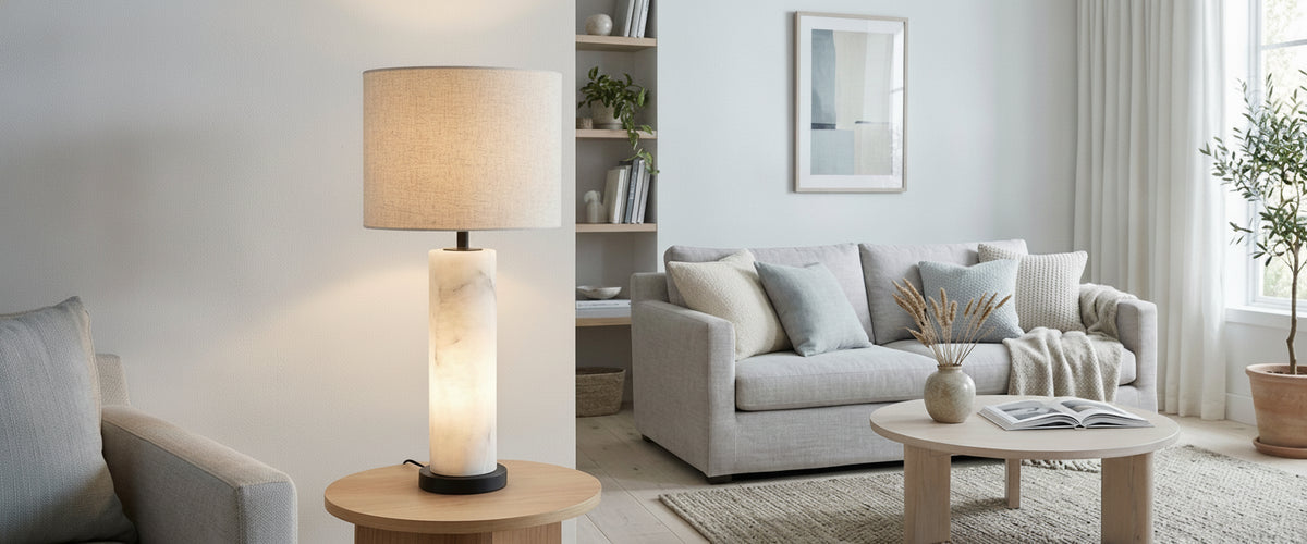 Why One Ceiling Light Fails: Choosing Table Lamps for a Living Room - table lamps living room