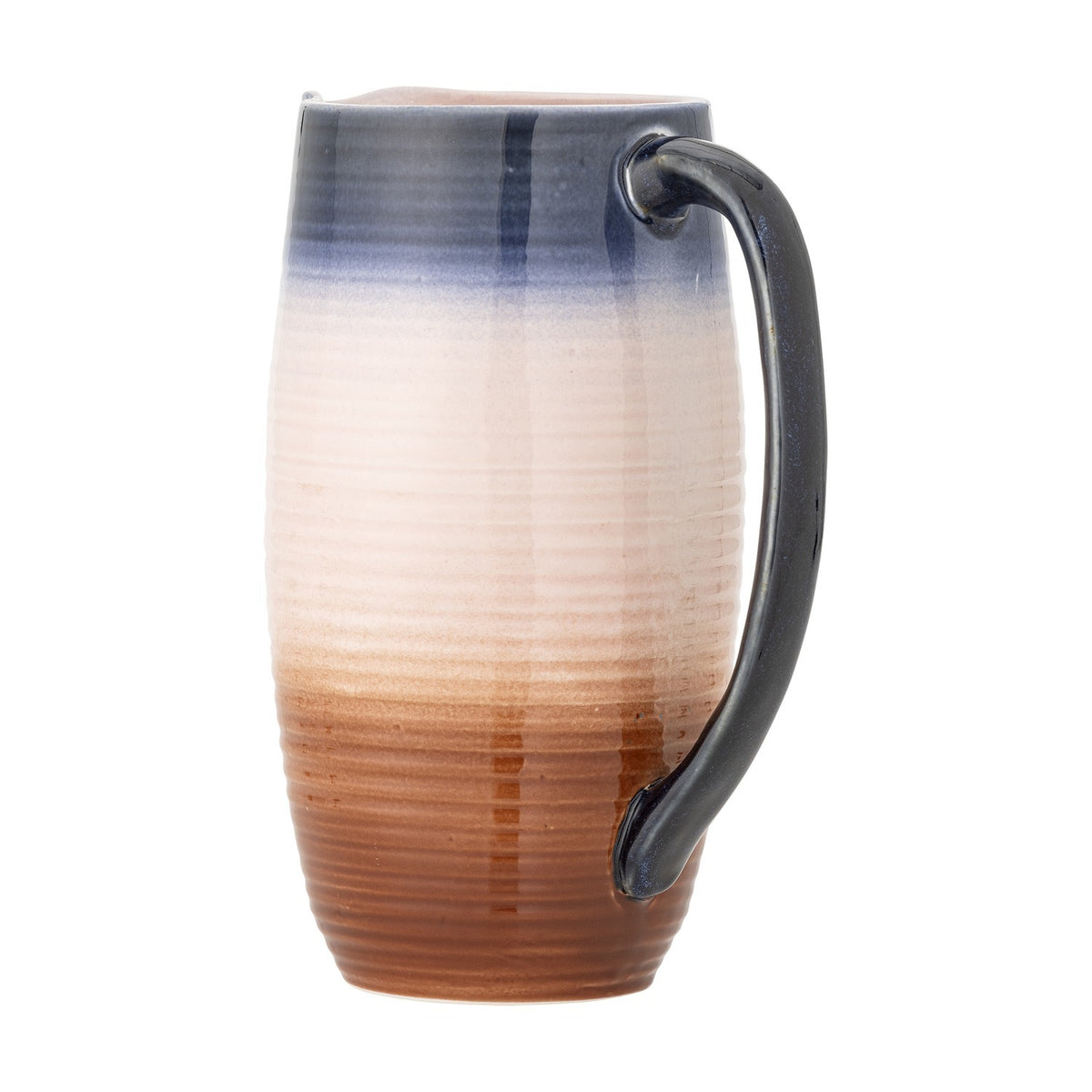 Tatum Ribbed Stoneware Jug 2100ml - Multi