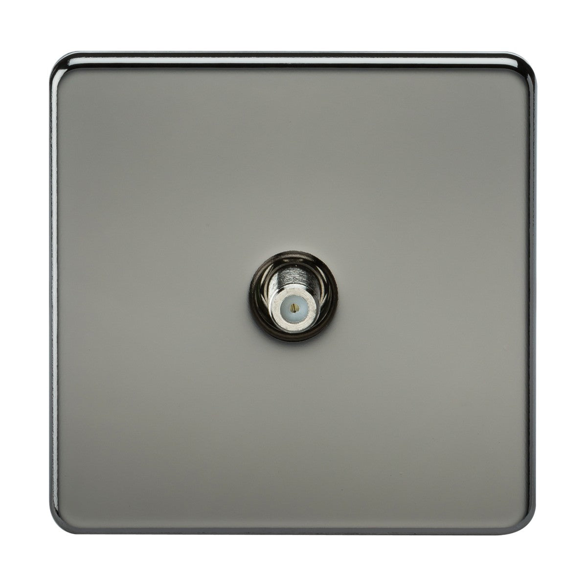 SAT TV Outlet (Non-Isolated) - Black Nickel