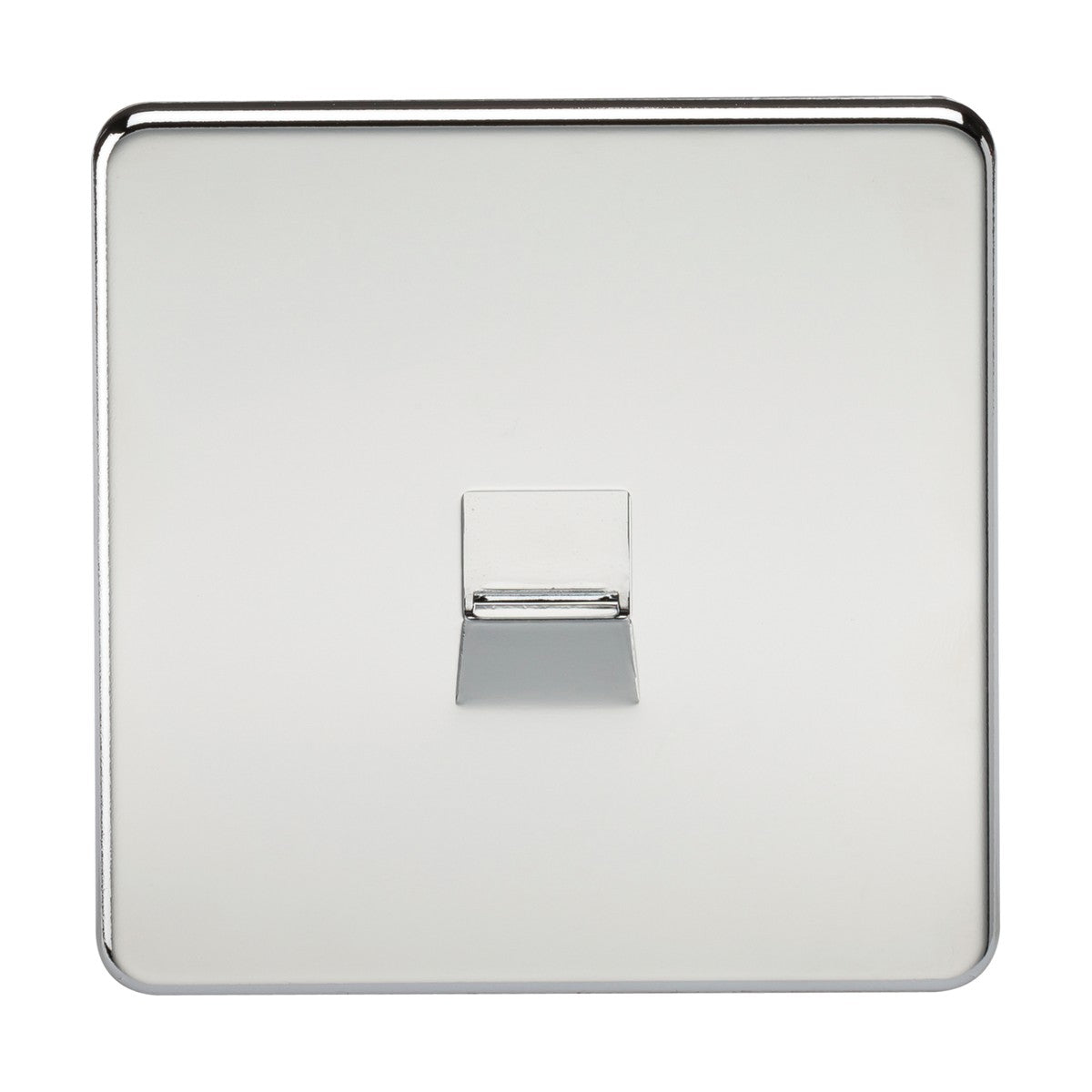 Telephone Extension Socket - Polished Chrome