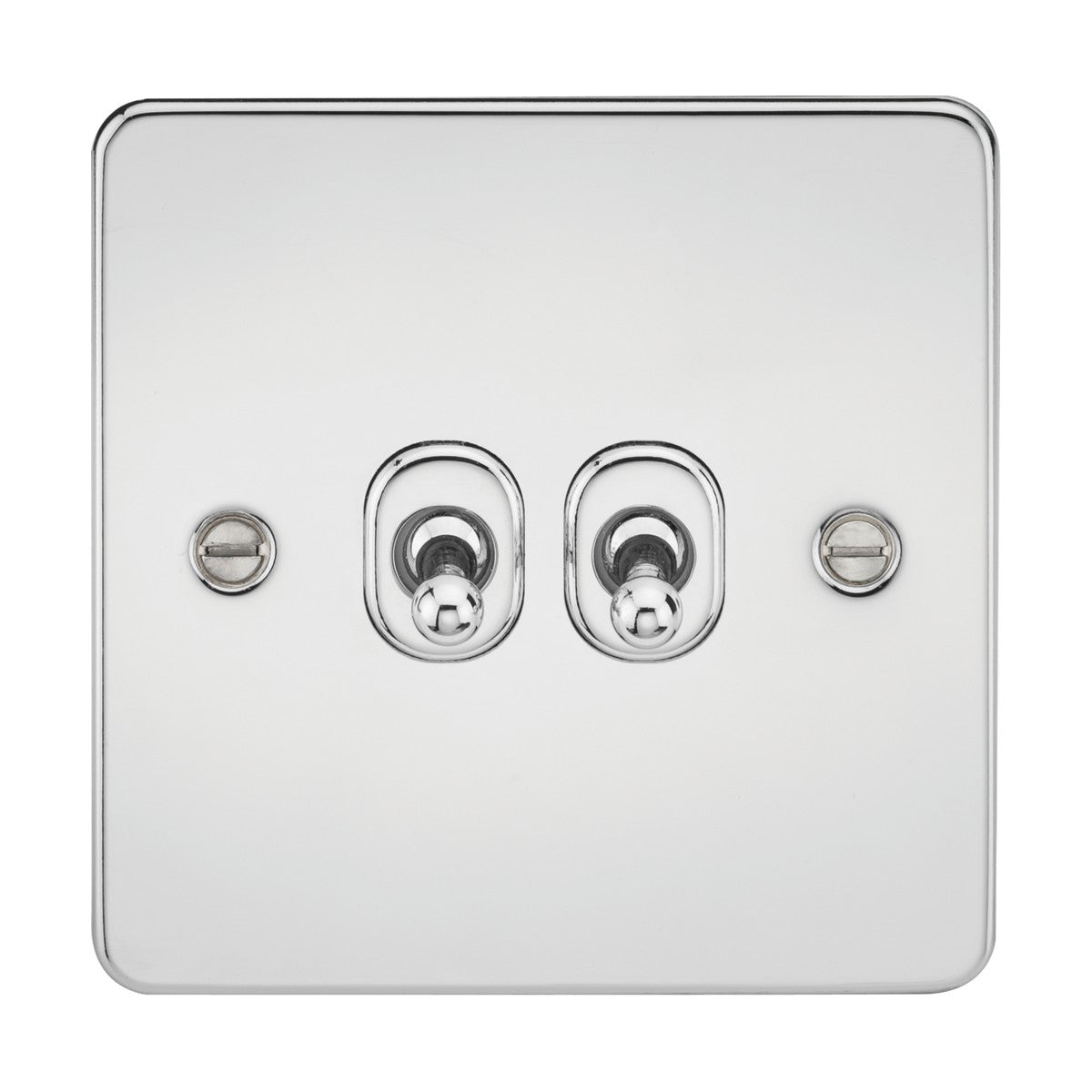 10AX 2G 2-way Toggle Switch - Polished Chrome