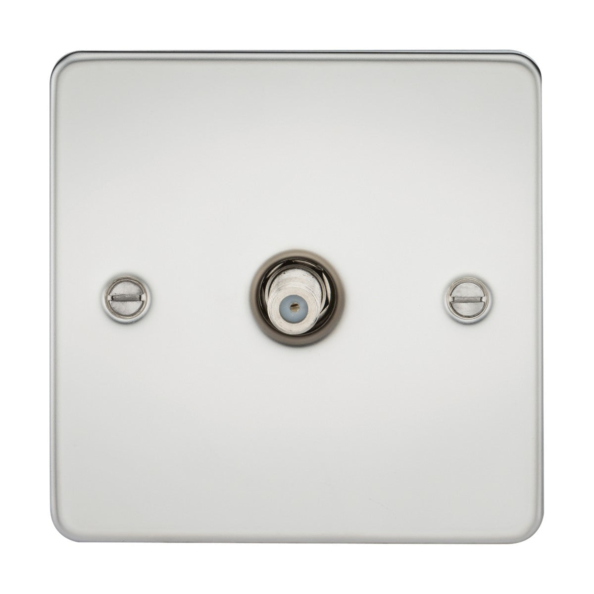 SAT TV Outlet (non-isolated) - Polished Chrome