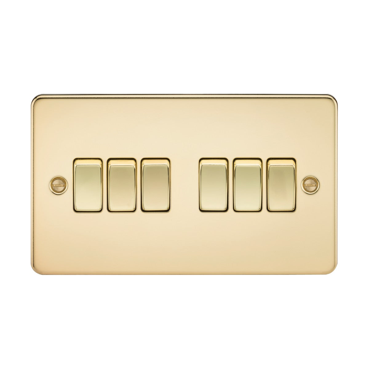 10AX 6G 2-way Switch - Polished Brass