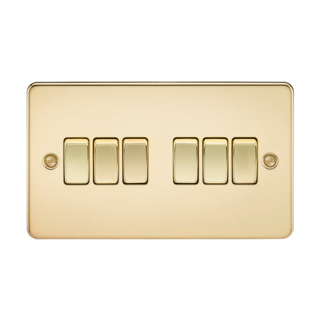 10AX 6G 2-way Switch - Polished Brass