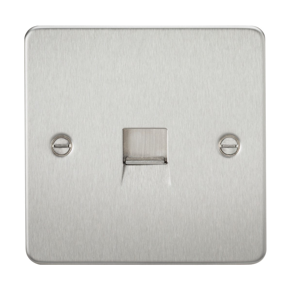 Telephone Extension Outlet - Brushed Chrome