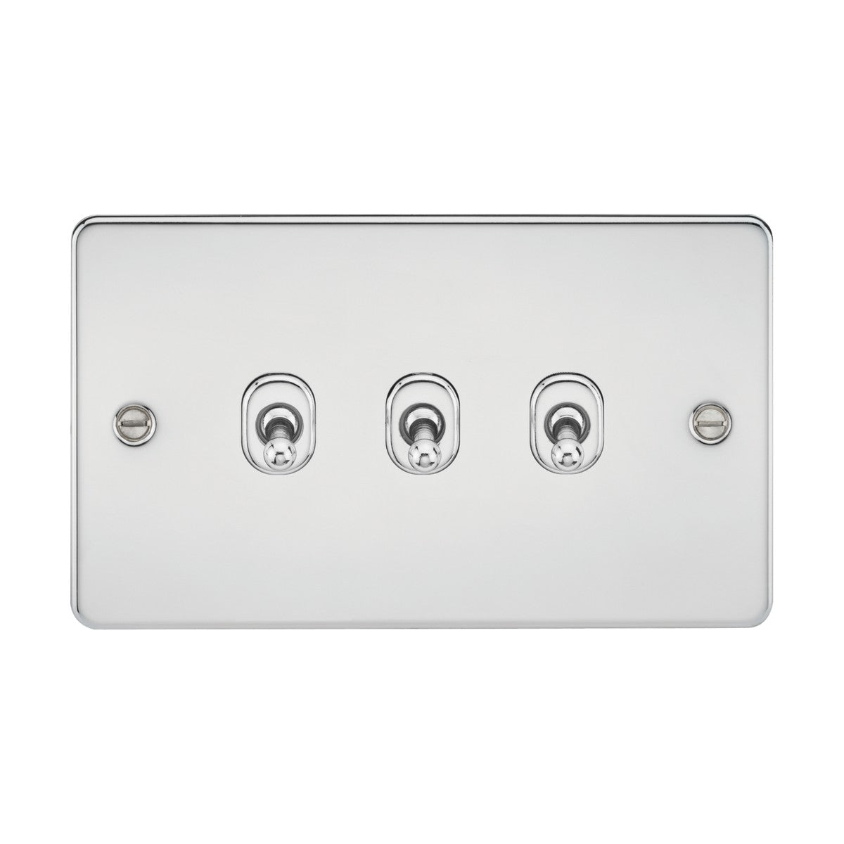 10AX 3G 2-way Toggle Switch - Polished Chrome