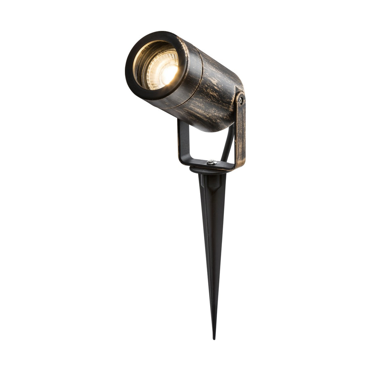 EAMON - IP65 GU10 Polycarbonate Spike Light - Brushed Brass