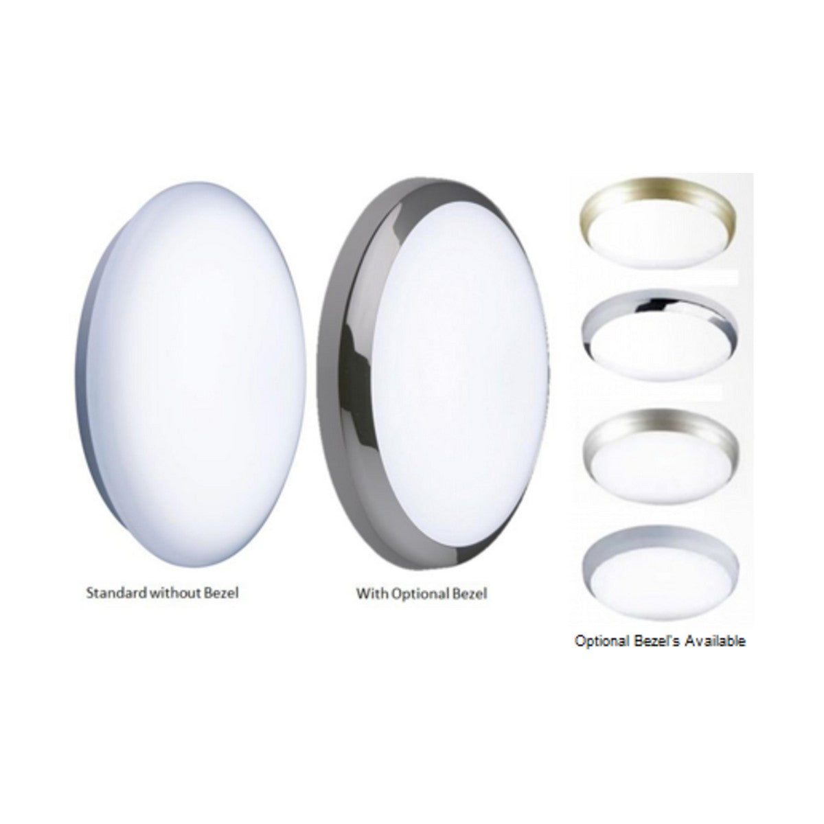 230V IP44 24W BF LED Bulkhead 400mm 1600lm 6000K