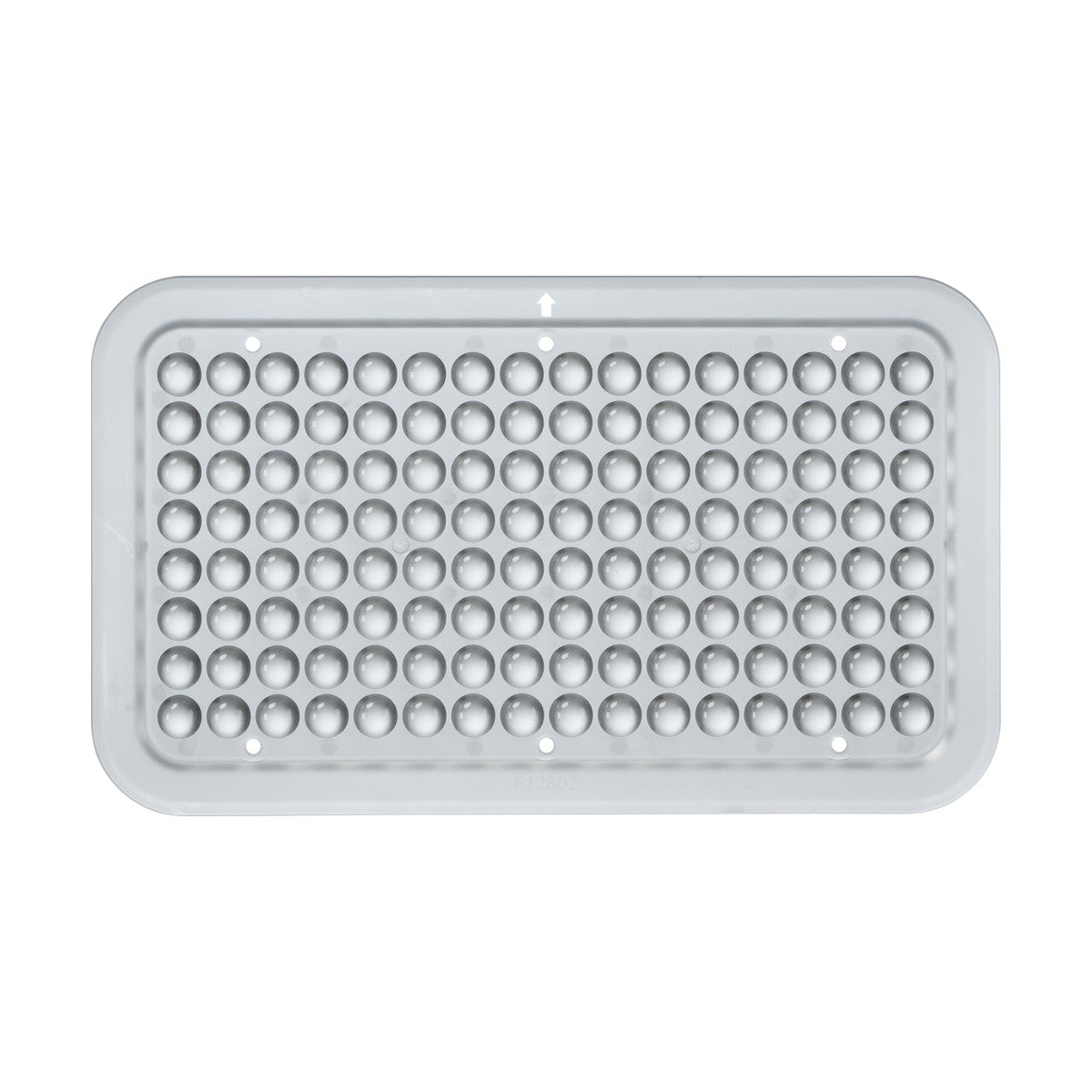 The FL High Lumen 100W 60° Symmetric Lens Floodlight Accessory is a rectangular, gray silicone grip pad featuring a grid of raised suction cups, designed for preventing slipping and integrating seamlessly with polycarbonate surfaces.