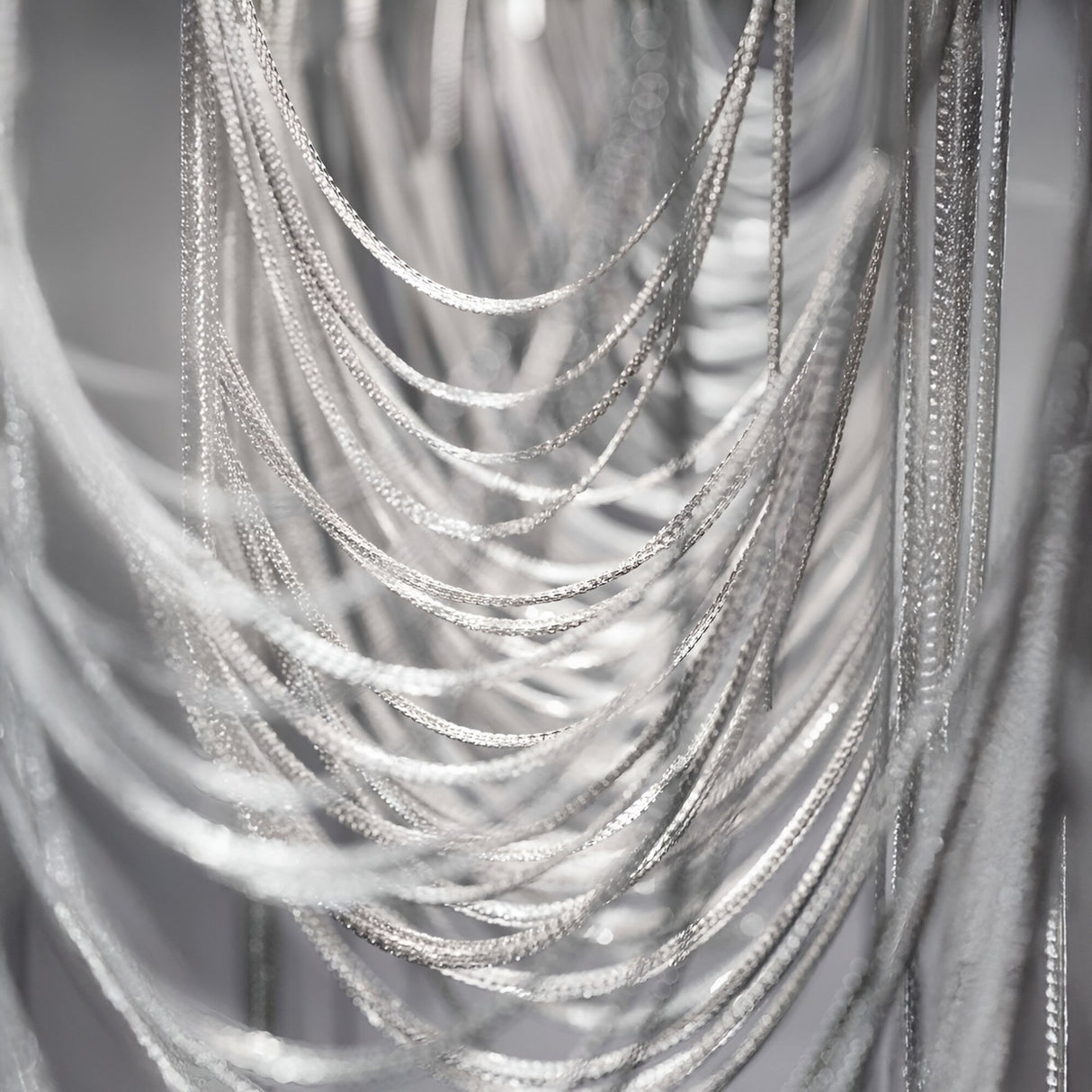 Symphonia 10 Light Metal Chain Veil Suspension - Nickel