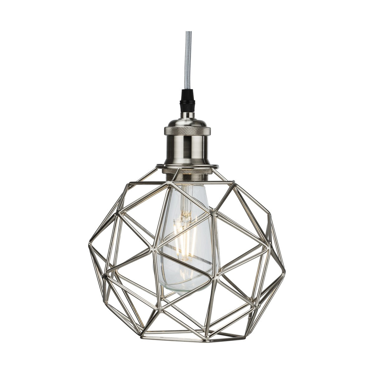 Pendant Cage - Brushed Chrome