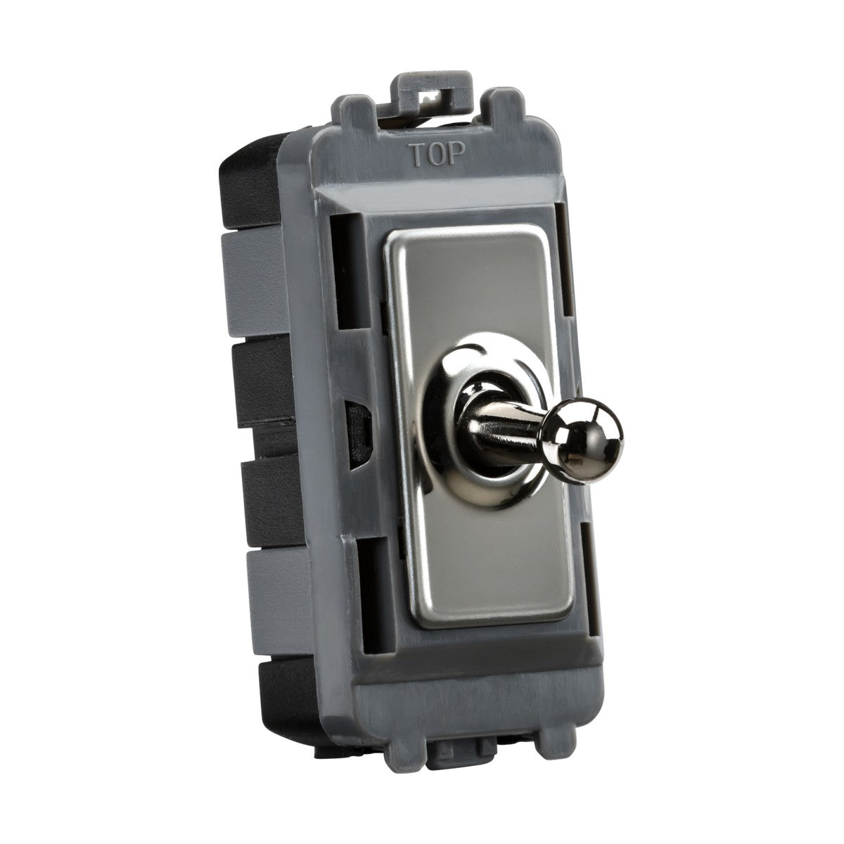 20AX 1G DP Toggle switch - black nickel