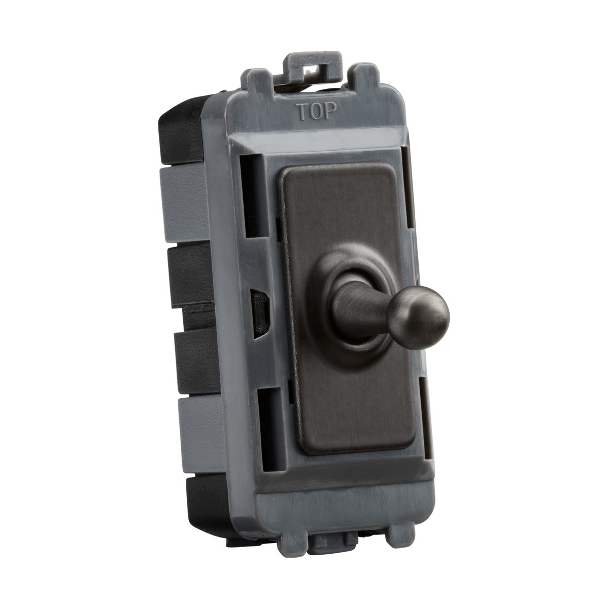 20AX 1G DP Toggle switch - smoked bronze