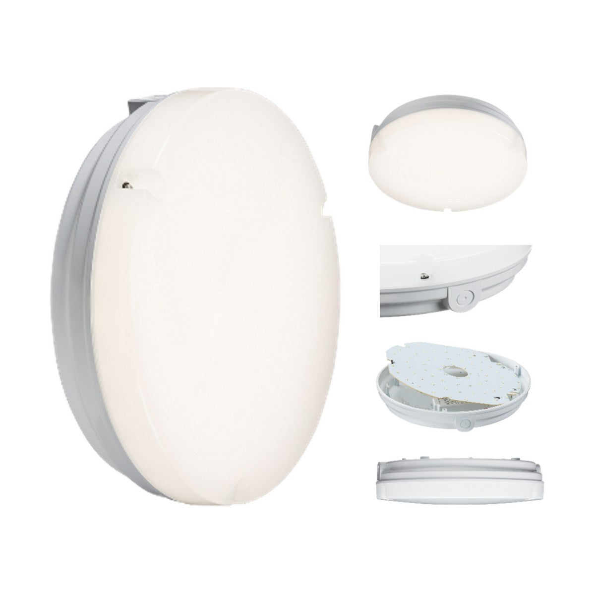 230V IP65 14W LED Emergency Bulkhead 4000K