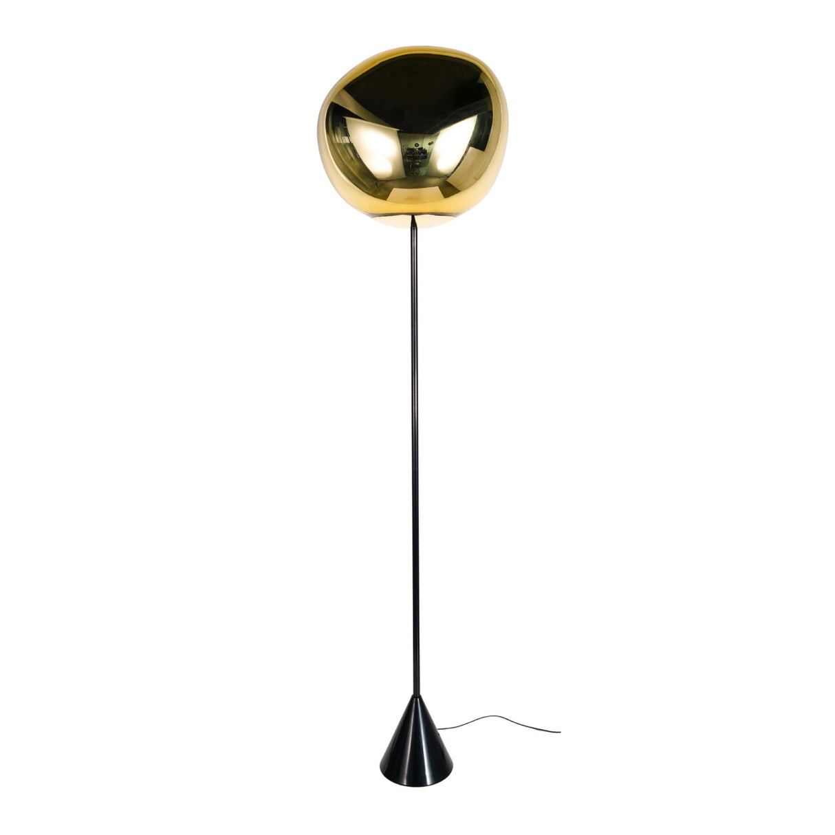 Lava LED Floor Lamp - Gold