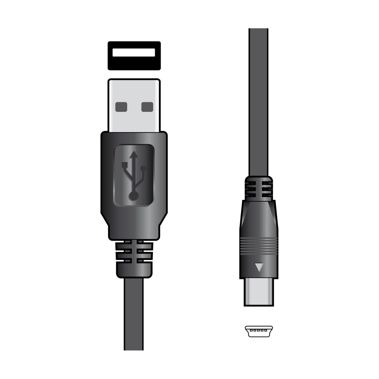 AV:Link USB 2.0 Type A to Mini B 5-Pin Cable