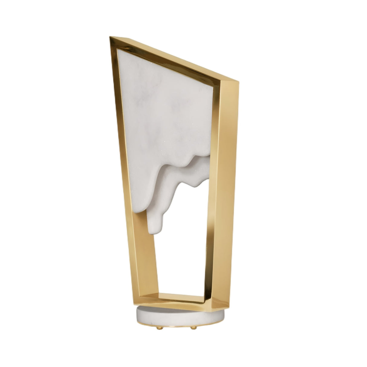 Atria LED Alabaster Table Lamp – Brushed Brass