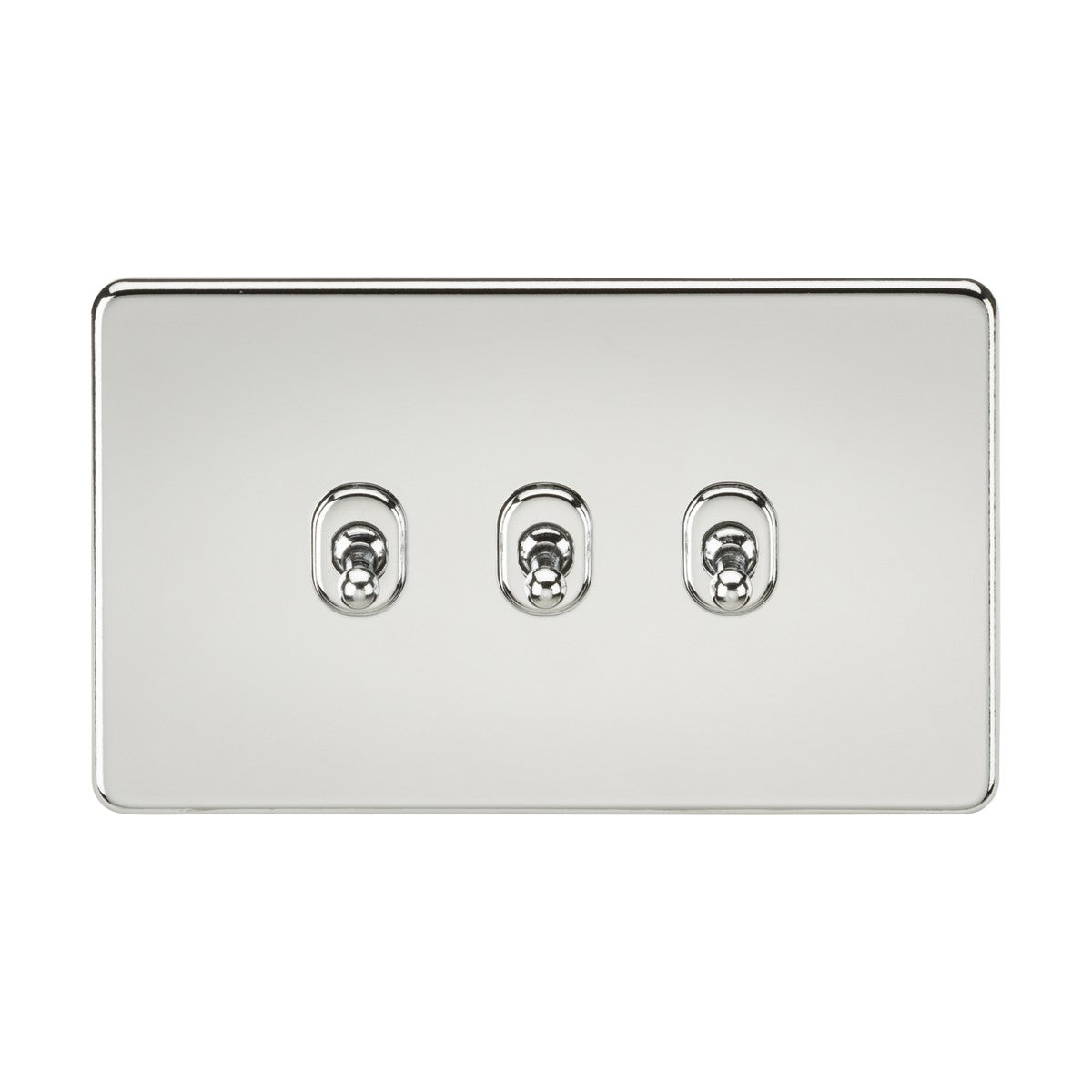 10AX 3G 2-way Toggle Switch - Polished Chrome
