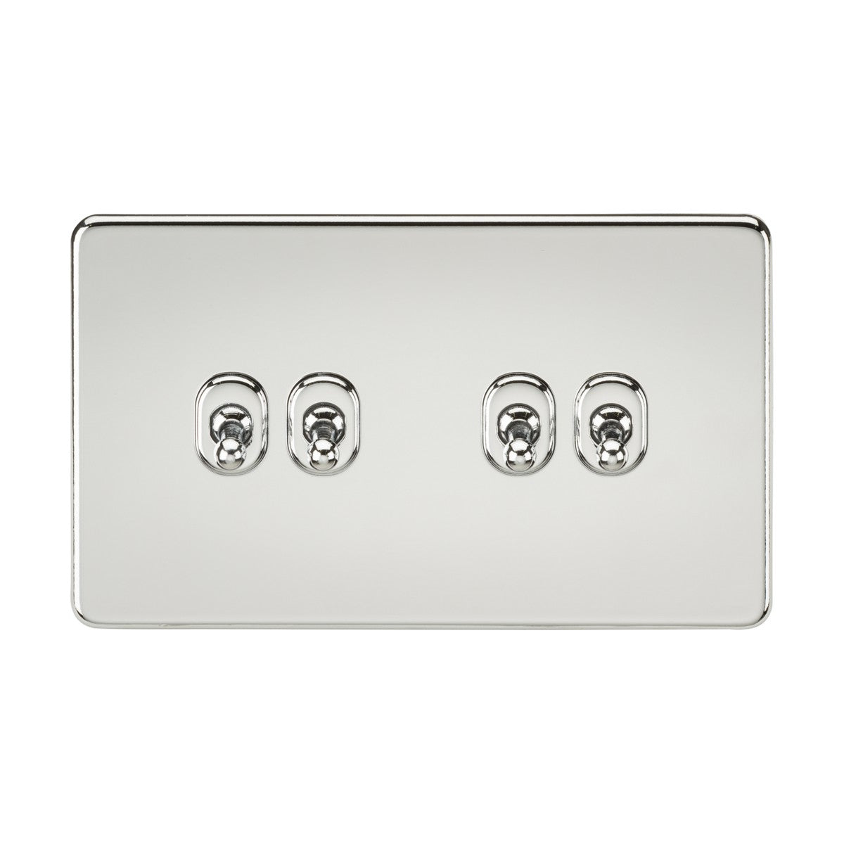 10AX 4G 2-way Toggle Switch - Polished Chrome