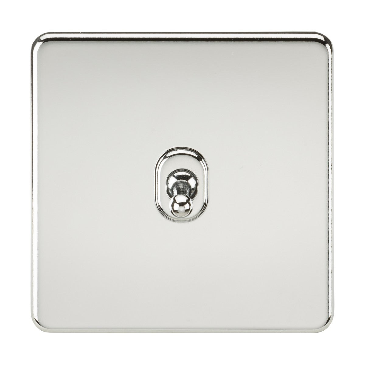 10AX 1G Intermediate Toggle Switch - Polished Chrome