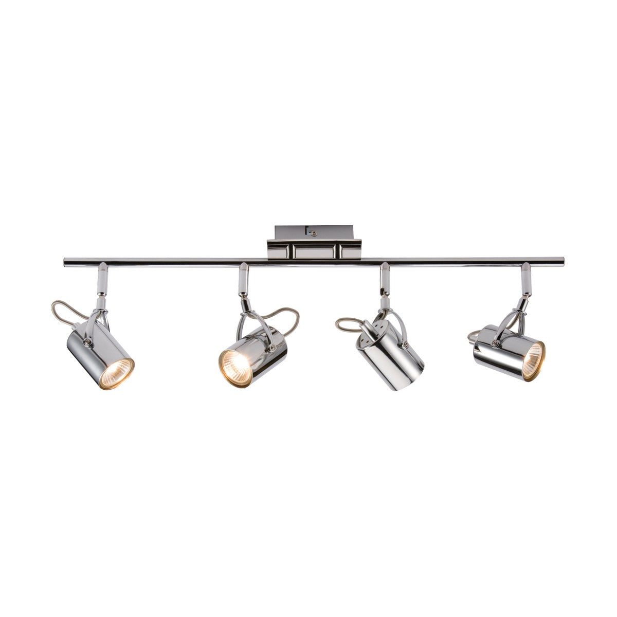 230V GU10 Quad Bar Spotlight - Chrome