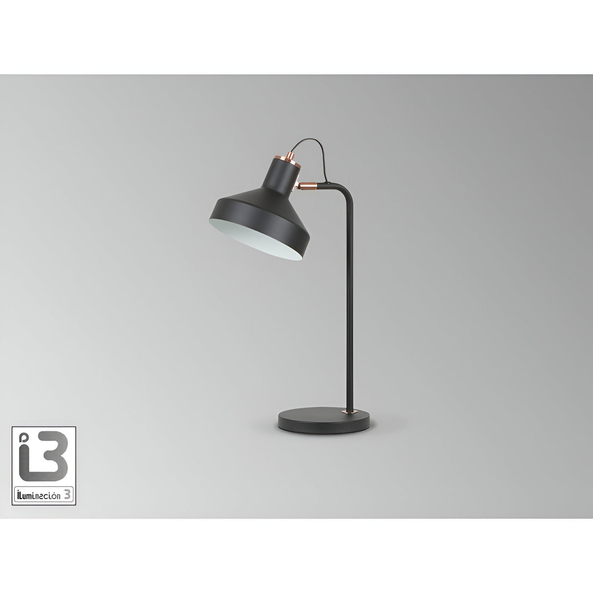 Irias Table Lamp - Black/Copper