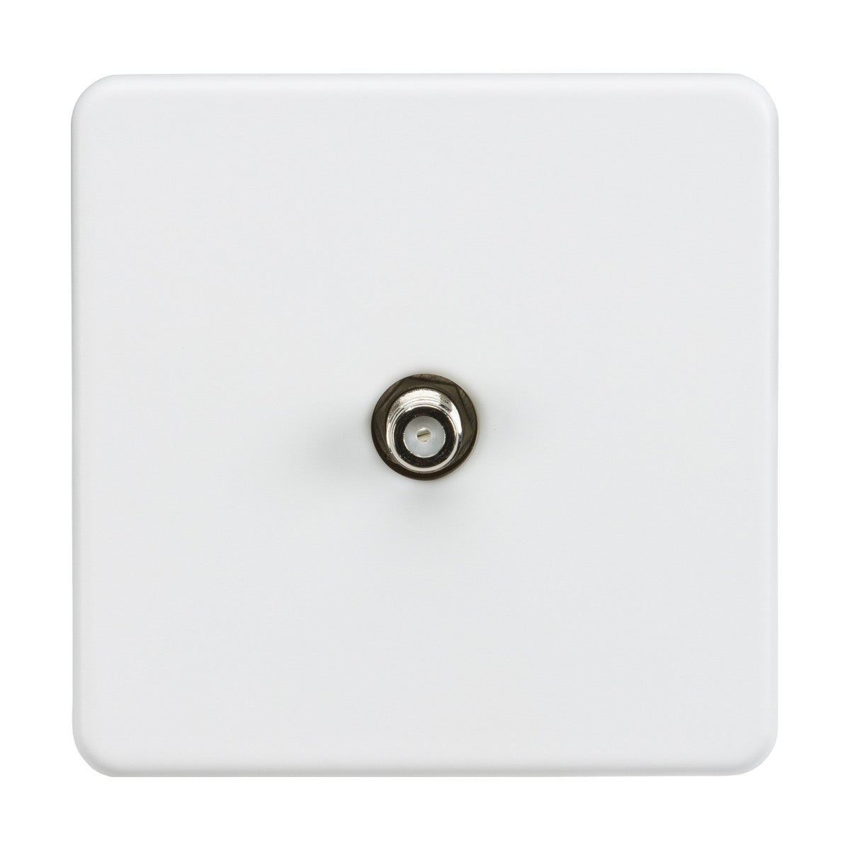 SAT TV outlet (Non-Isolated) - Matt white
