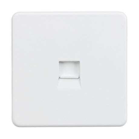 Telephone Extension Socket - Matt White