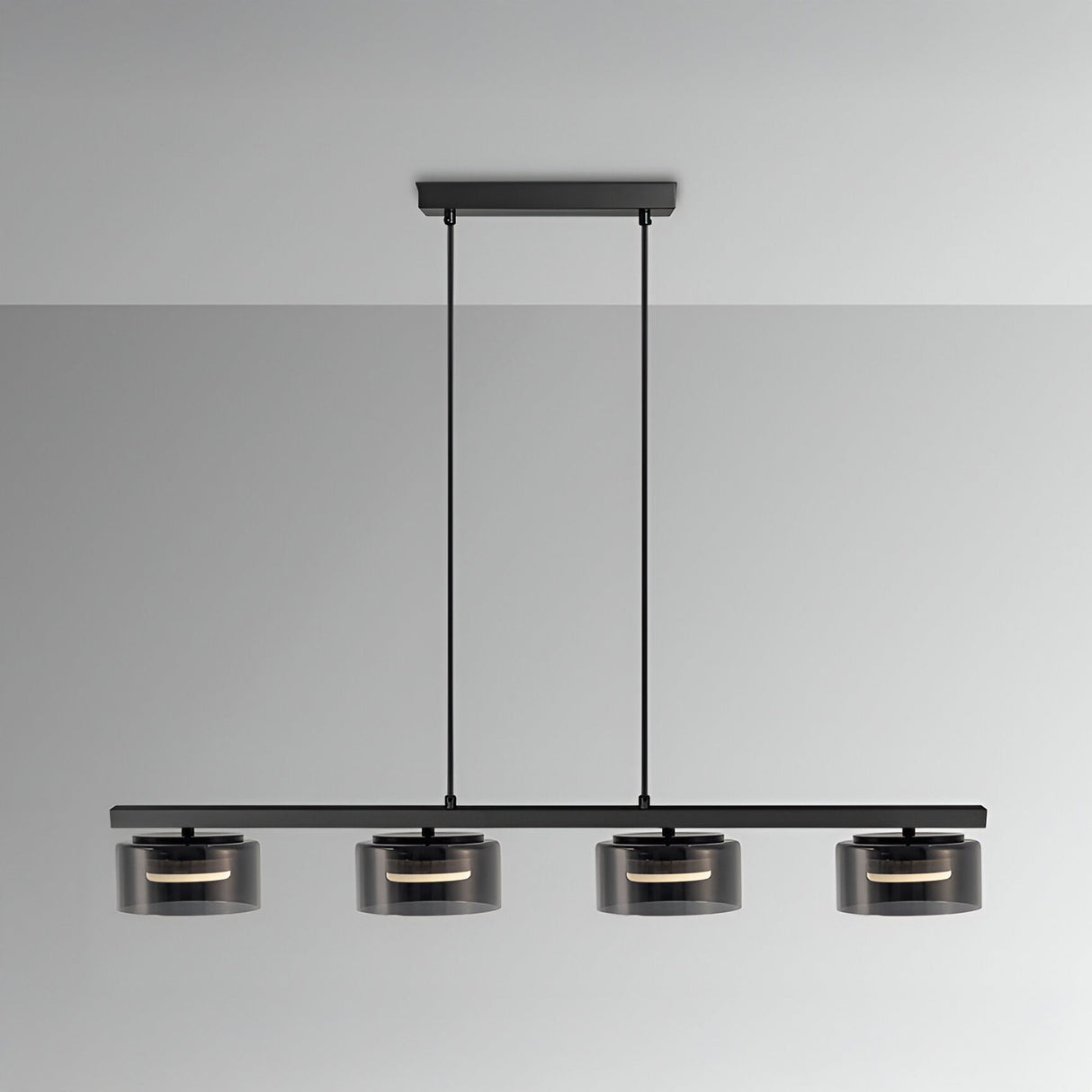 I3 - Olaia 4 Light Island Suspension - Matte Black