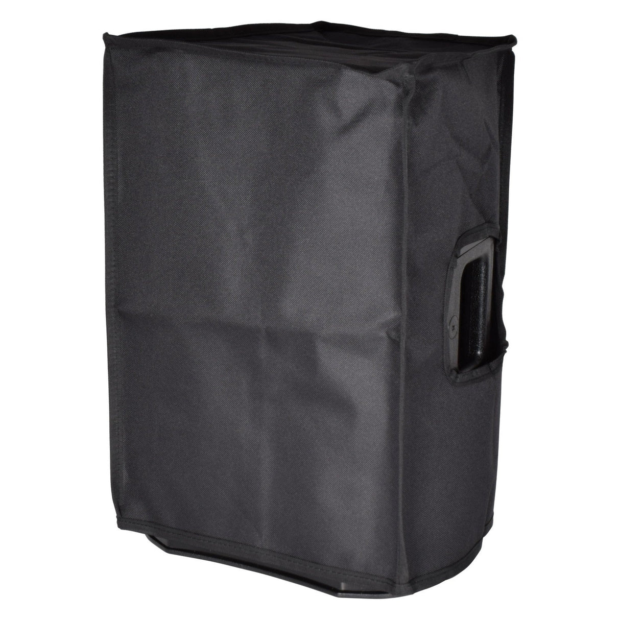 A black rectangular protective cover encases a large object and features a handle on one side for easy carrying. The durable fabric indicates it is the Citronic CASA-8 Speaker Slip Cover, designed to keep CASA speakers or similar PA cabinets protected during transport.