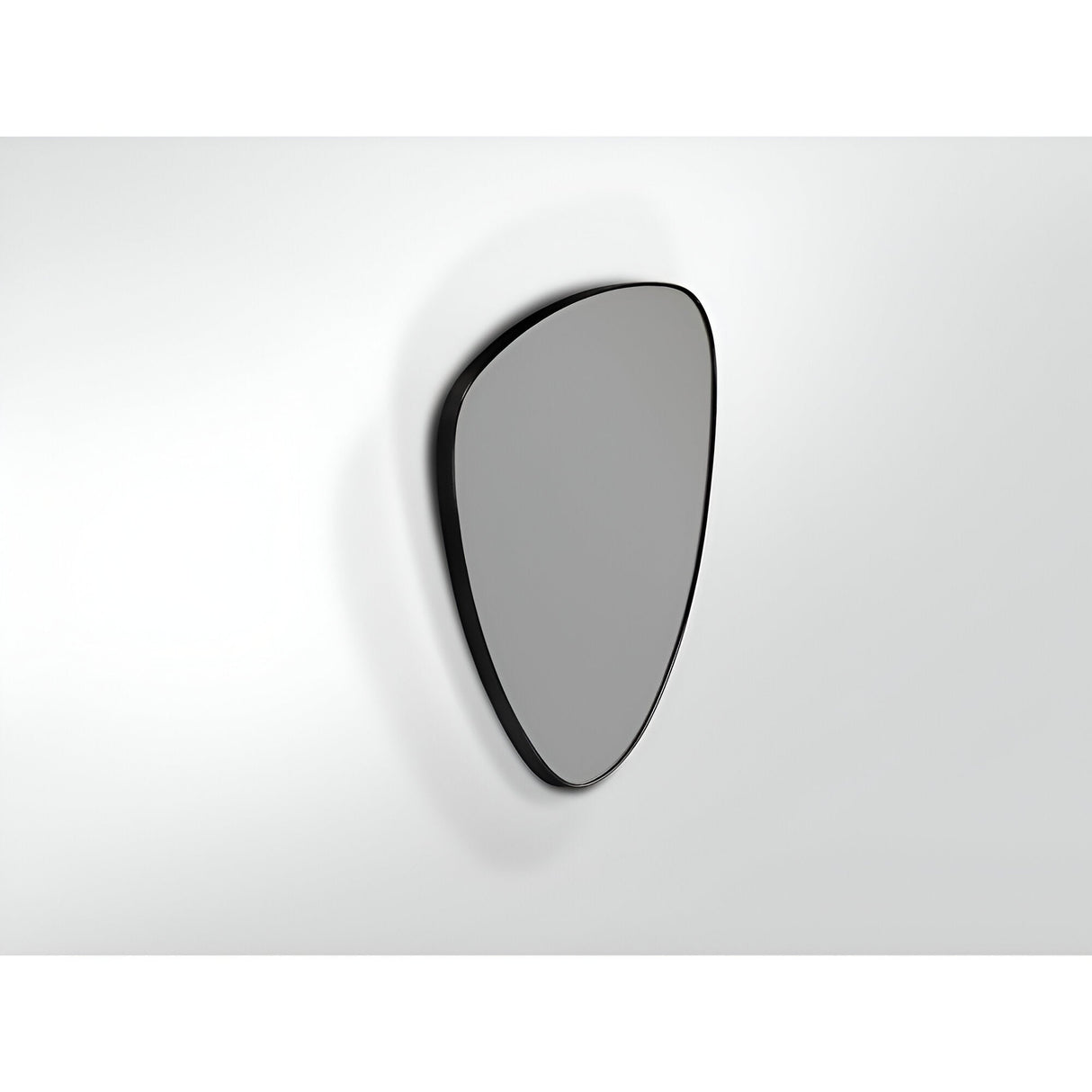 Orio Asymmetrical Wall Mirror Black – 84x55cm