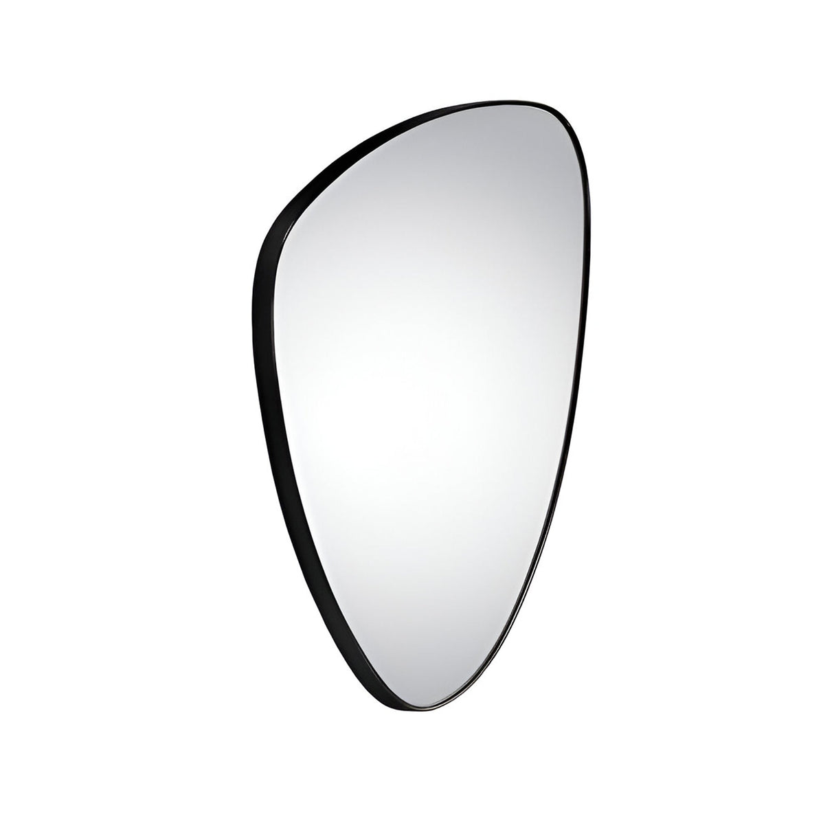 Orio Asymmetrical Wall Mirror Black – 84x55cm