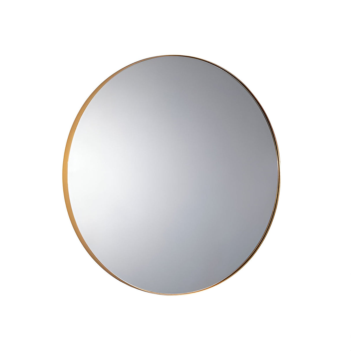 Orio Round Wall Mirror Gold – 120cm