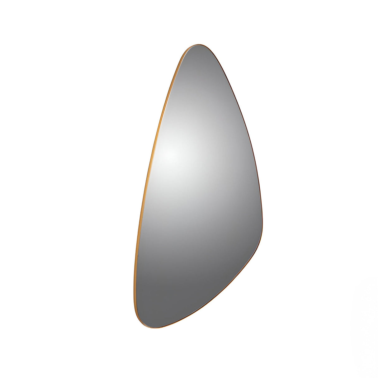 Orio Asymmetrical Wall Mirror Gold – 165x85cm