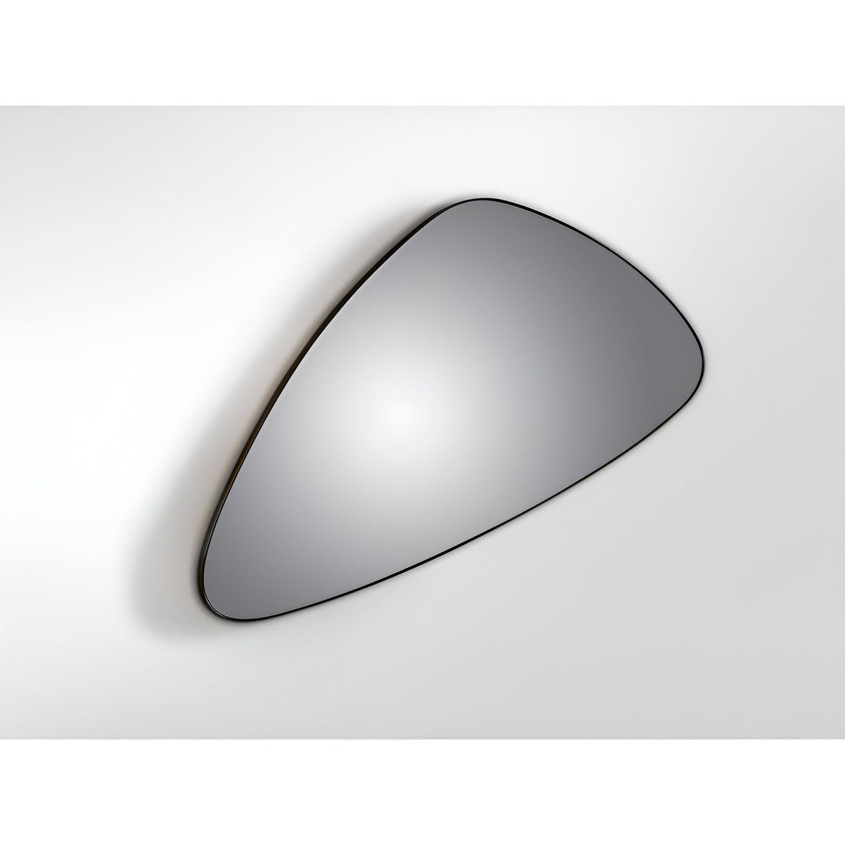 Orio Asymmetrical Wall Mirror Black – 165x85cm