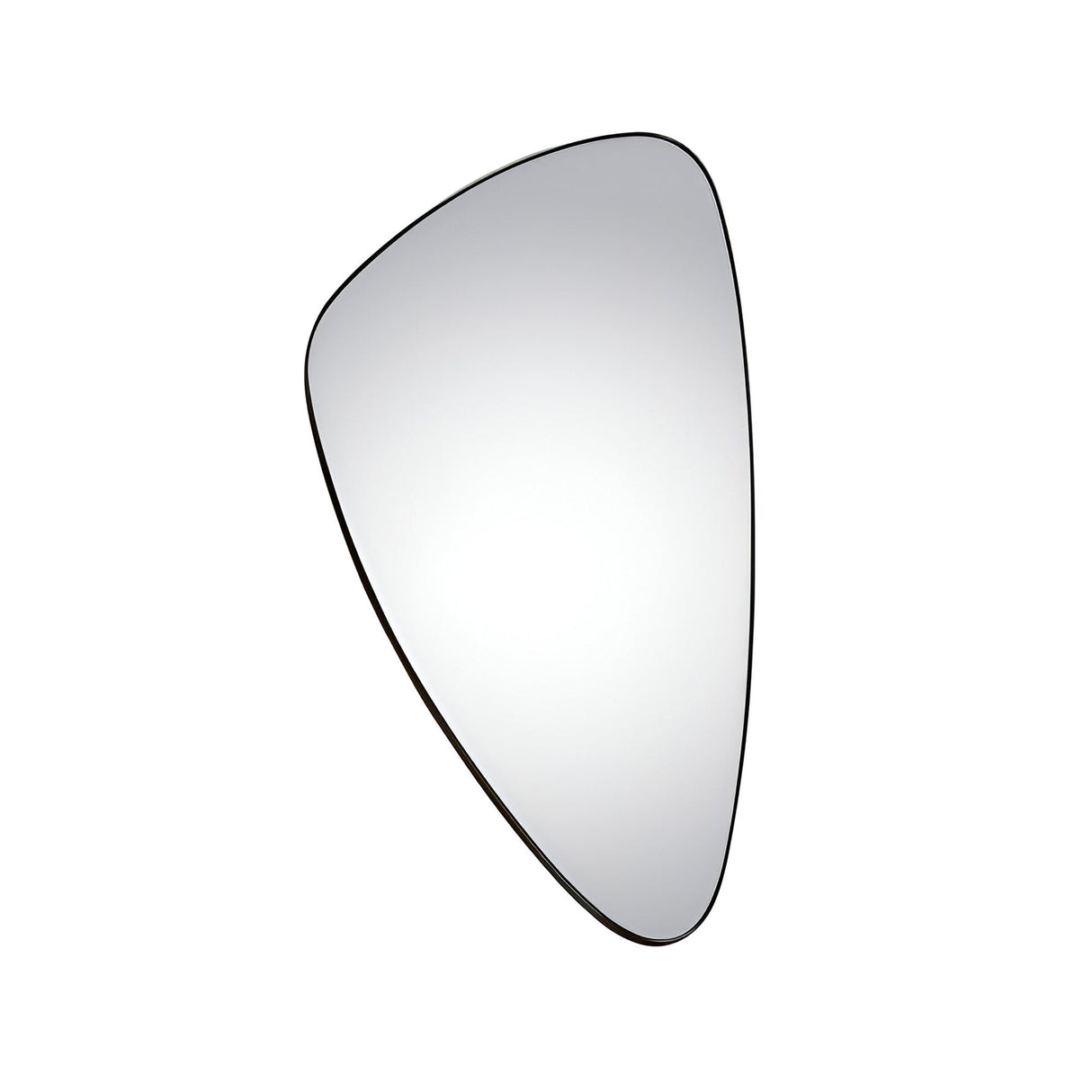 Orio Asymmetrical Wall Mirror Black – 165x85cm