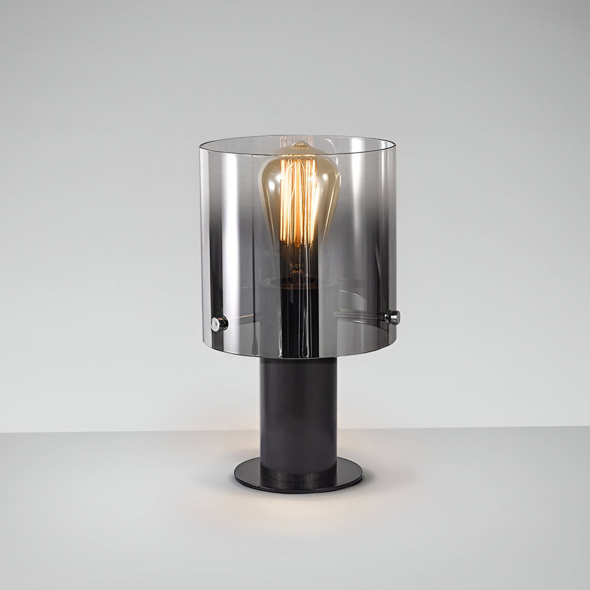 Venize Table Lamp - Smoked Black Smoke