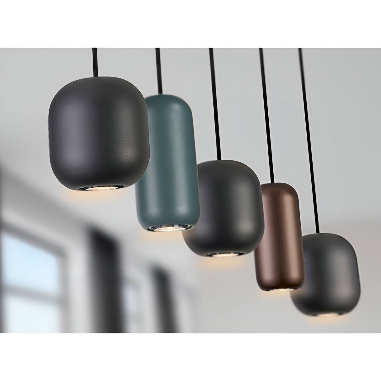 I3 - Nimes 5 Light Bar Pendant - Multicoloured