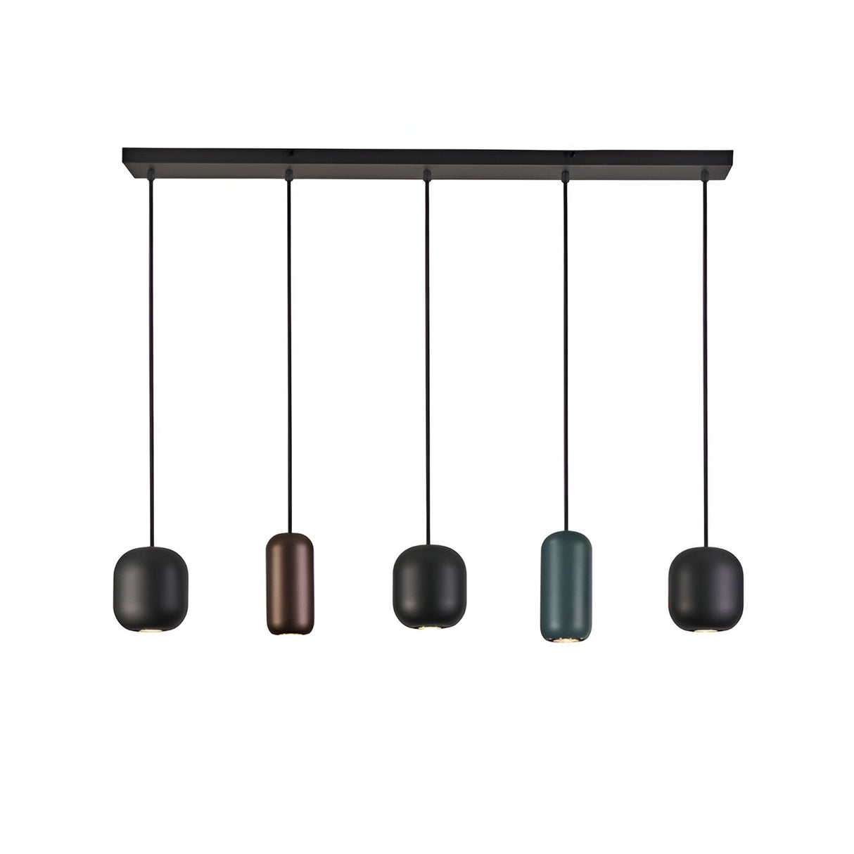 I3 - Nimes 5 Light Bar Pendant - Multicoloured