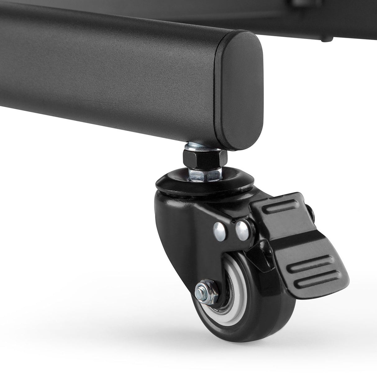 AV:Link Compact Height Adjustable TV Trolley with Shelf