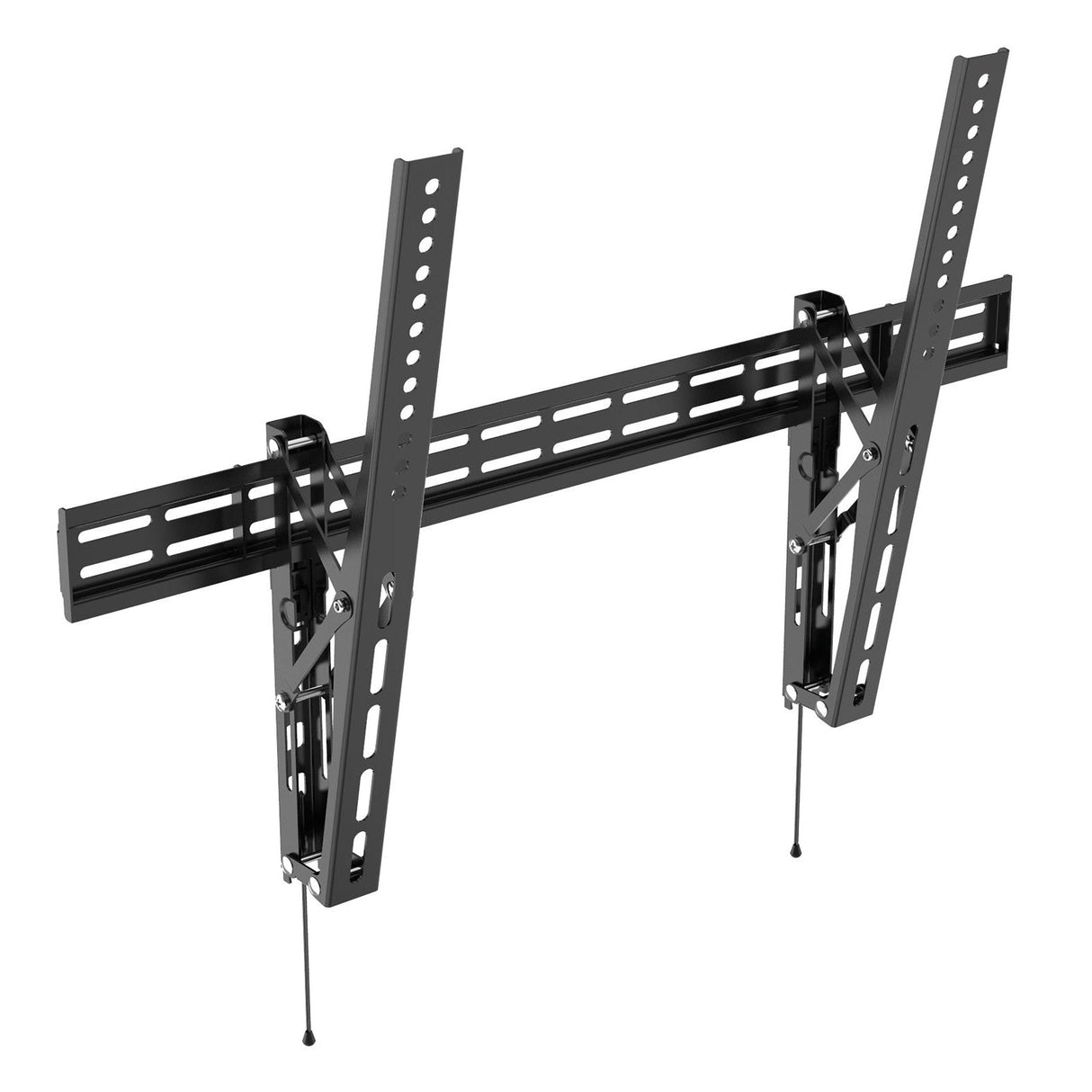 The AV:Link VESA Tilt & Lock Slim TV Bracket (32-70) is a black, low-profile wall mount with tilt adjustment, slotted arms for flexible installation, and support for VESA 600x400 mounts.